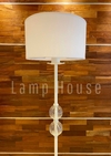 Lámpara de Pie Afrodita - Cristal/Blanco - comprar online