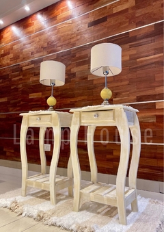 Mesa de Luz Vintage • 1 Cajón