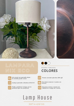 LÁMPARAS DE MESA • CATÁLOGO CARACTERÍSTICAS - tienda online
