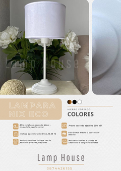 Imagen de LÁMPARAS DE MESA • CATÁLOGO CARACTERÍSTICAS
