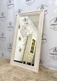 Espejo Doble Marco - Blanco Vintage - comprar online