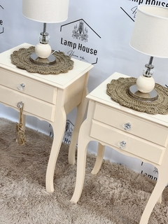 Mesa de Luz Reina Ana Grande - Beige - tienda online
