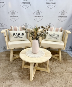 Juego de Sillones Garvasoni - Madera de Pino - comprar online