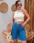 Bermudão Jeans - Queridoca- Roupas Feminina