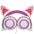 FONE EXBOM BLUETOOTH HF C22 GATINHO ROSA