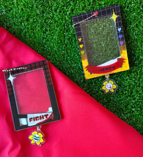 Cardholder Undertale MERCY/FIGHT (frente e verso)