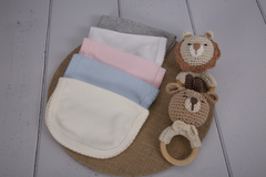 Babitas de algodón Gris - comprar online
