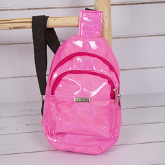 Mochila bandolera de Charol y Glitter