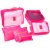 organizador-de-mala-6-pecas-necessaire-viagem-bolsa-saco-rosa-pink