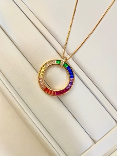 Colar Arco Íris Banhado a Ouro 18k na internet