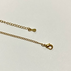CHOKER COM MINI GOTAS BANHADA A OURO 18K - loja online