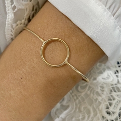 Bracelete Círculo Banhado a Ouro 18K na internet