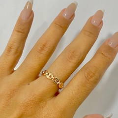 Anel Inspiração Banhado a Ouro 18k