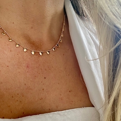 Choker Corações Banhado a Ouro 18k - comprar online
