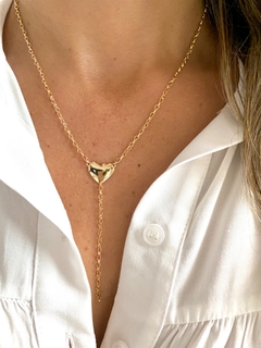 COLAR GRAVATINHA LOVE GOLD BANHADO A OURO 18K - comprar online