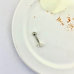 Piercing Trágus Coração Prata 925 - comprar online