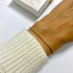 PULSEIRA CORDÃO BAIANO BANHADO A OURO 18K - comprar online