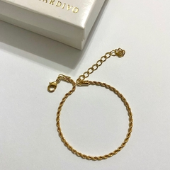 PULSEIRA CORDÃO BAIANO BANHADO A OURO 18K