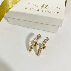 BRINCO EAR HOOK BANHADO A OURO 18K - comprar online