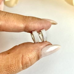 Argola Coração Banhado a Prata 925 - comprar online