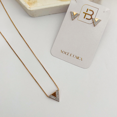Conjunto Inspiração Banhado a Ouro 18k