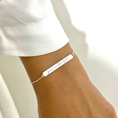 Pulseira Plaquinha Ela Prata 925 - comprar online