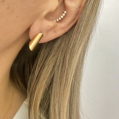BRINCO TUBO BANHADO A OURO 18K - comprar online