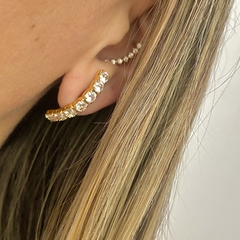 BRINCO EAR HOOK BANHADO A OURO 18K na internet