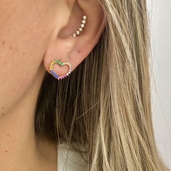 BRINCO LOVE COLORS BANHADO A OURO 18K - comprar online