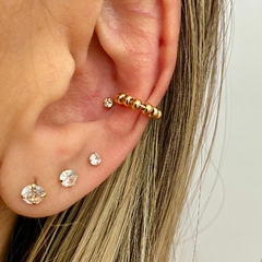 PIERCING DE PRESSÃO ARGOLA BOLINHA BANHADO A OURO 18K - comprar online