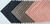 Servilletas 100% algodón tamaño 40cm x 40cm - negro-beige oscuro-salmón
