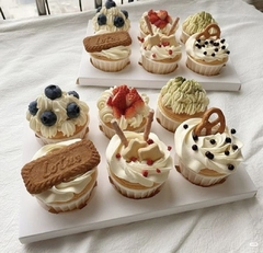 Caja Deluxe Cupcakes 26x18x11 cm | 10 U - roojbox