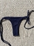 Calcinha Bronze de amarrar - Azul Marinho - comprar online
