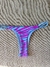 Calcinha Bronze - Zebra rosa com azul - comprar online