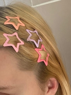Hebillas estrellas color - comprar online