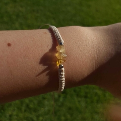 Pulsera macramé citrino en internet