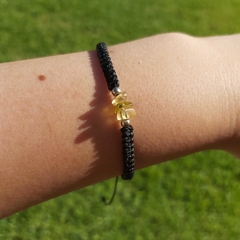 Pulsera macramé citrino - comprar online