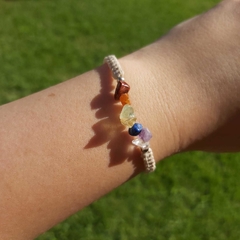 Pulsera macramé 7 chakras - comprar online