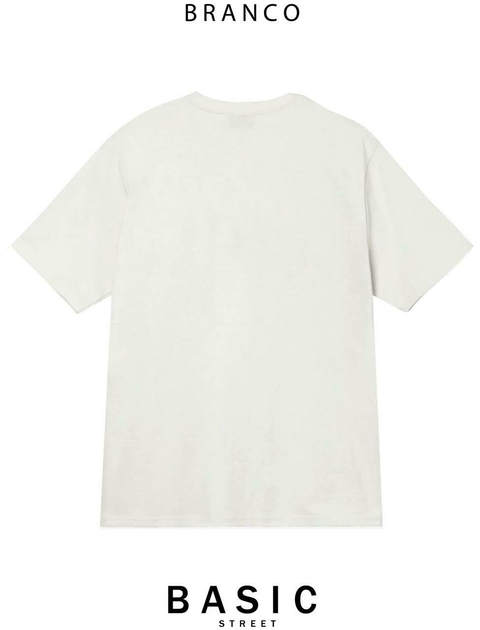 CAMISETA BASIC STREET BRANCO OVERSIZED
