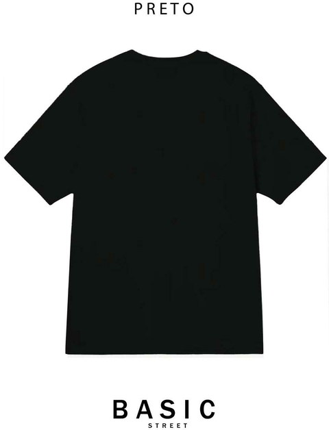 CAMISETA BASIC STREET PRETA OVERSIZED