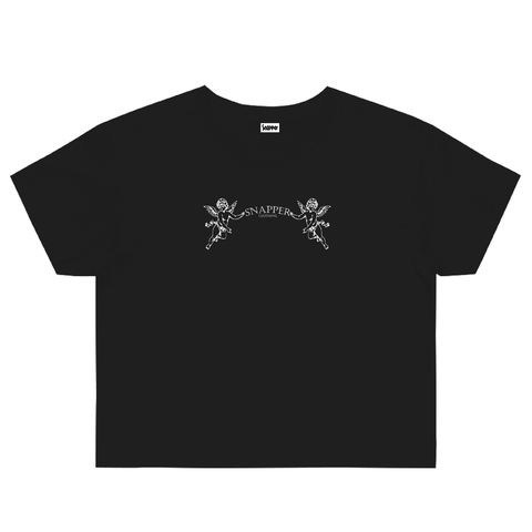 CROPPED "ANGELS" PRETO