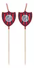 Velas escudo equipos de futbol : boca / river / racing / san lorenzo - tienda online