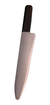 Cuchillo plástico gris