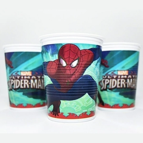 Vasos x10 - Spiderman