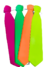 Corbatas fluo x pack 12