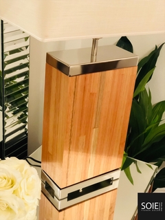 Lampara de madera - tienda online