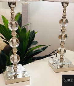 LAMPARA STRAUSS GRANDE BASE CRISTAL - comprar online
