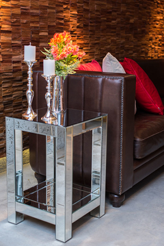 new york S | candelabro de vidrio 8x23cm - SOIE TIENDA DECO