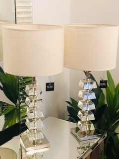 LÁMPARA VELADOR 5 PLACAS DE CRISTAL - comprar online