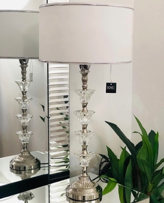 LAMPARA STRAUSS 4 FLORES DE CRISTAL